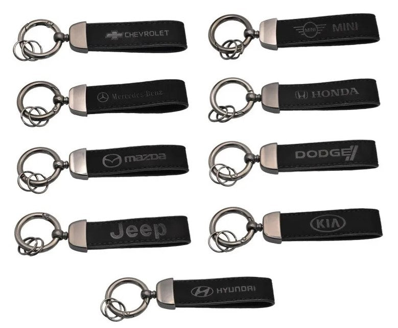 Llaveros Cuero Alta Calidad Aleacion Metal Para Auto Marcas