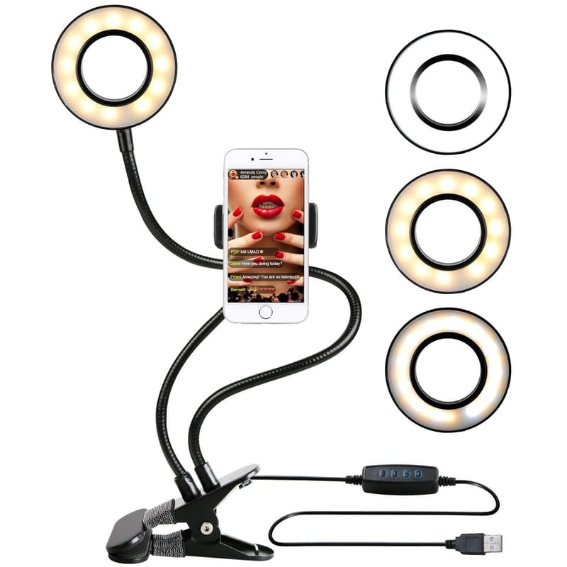 Aro De Luz Led 2 En 1 Fotografía Led Selfie Tik Tok