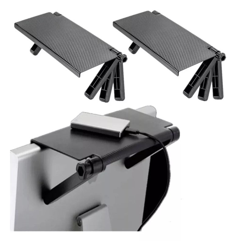Soporte Deco Router Dvd Repisa Plegable Tv Monitor