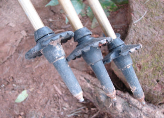 Bastón Trekking Tramo Mango Anti Shock-eshopviña