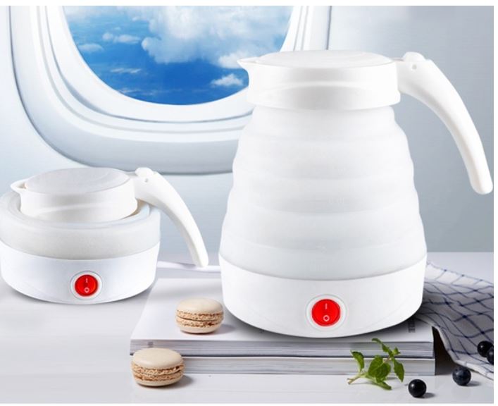 Hervidor Electrico Portatil Mini Plegable Viajes 600 Ml