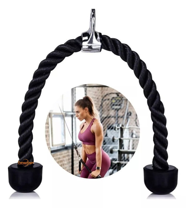 Cuerda Soga Para Triceps Biceps Polea Mancuernas Fitness Pro