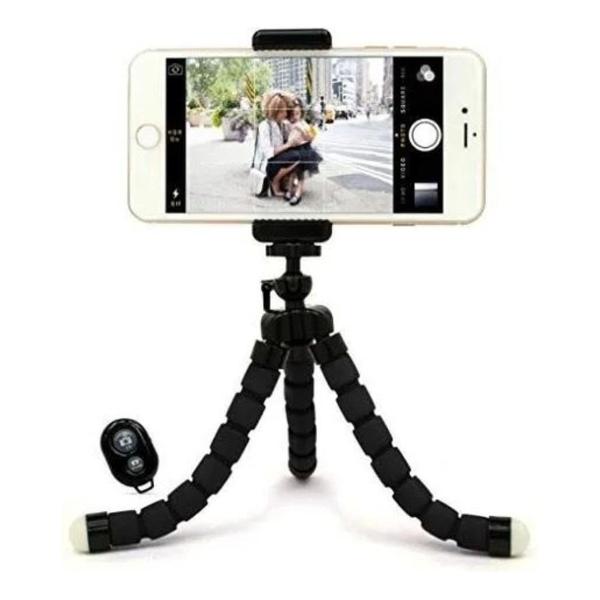 Tripode Celular Flexible Control Remoto Bluetooth