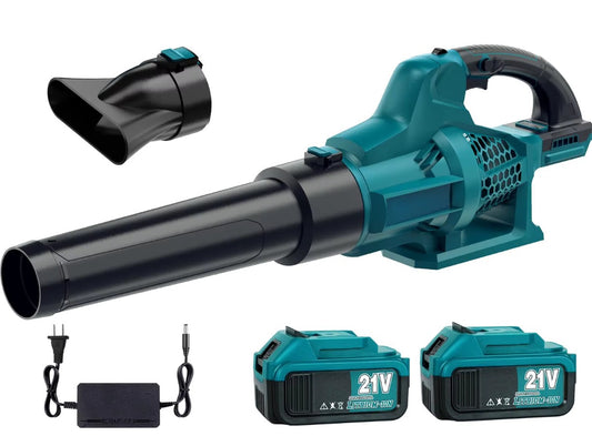 Soplador De Hojas Inalámbrico 500 Cfm 2 Baterías 21v Calidad