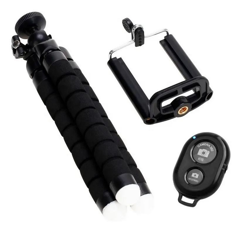 Tripode Celular Flexible Control Remoto Bluetooth