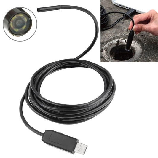 Cámara Endoscópica 5 Metros 7mm 6 Leds 5m Android 3 En 1