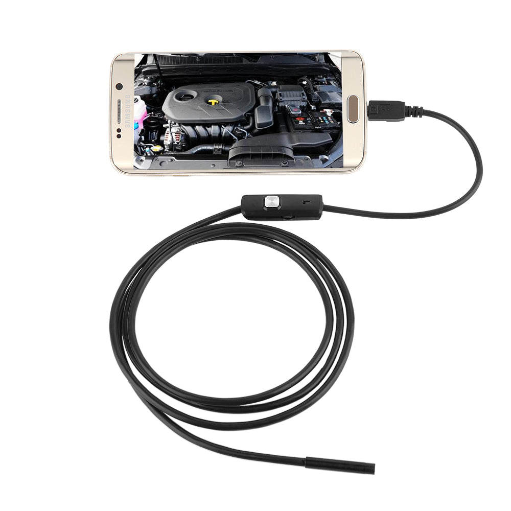 Cámara Endoscópica 5 Metros 7mm 6 Leds 5m Android 3 En 1