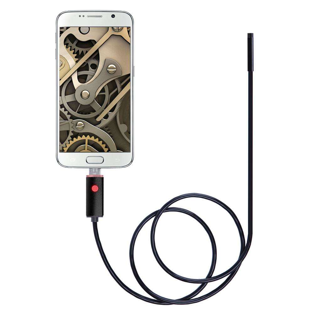 Cámara Endoscópica 5 Metros 7mm 6 Leds 5m Android 3 En 1