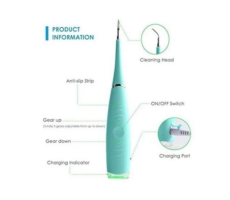 Limpiador De Dientes Eléctrico Removedor Sarro