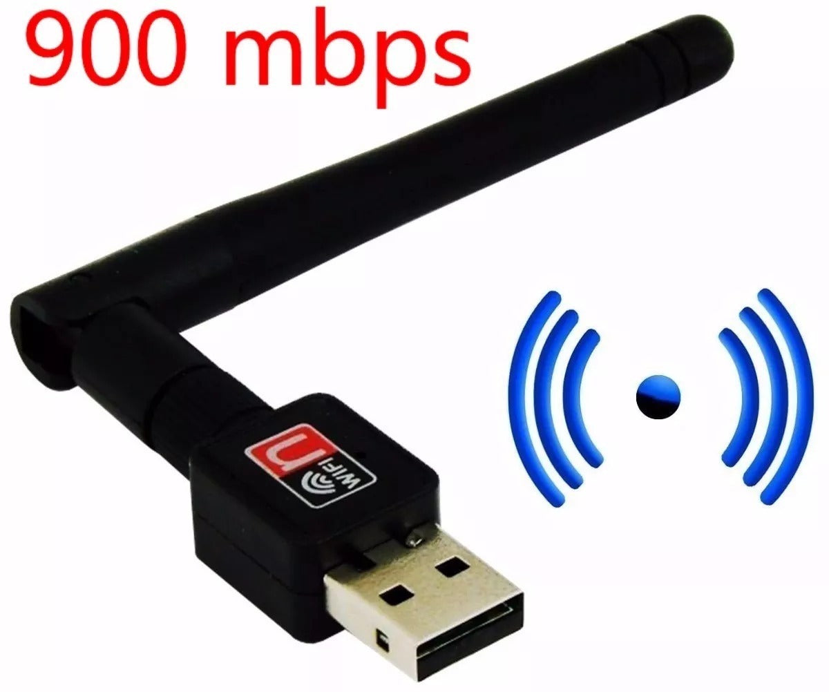 Mini Adaptador Wifi Lan Usb 2.0 + Antena 300 Mbps -eshopviña