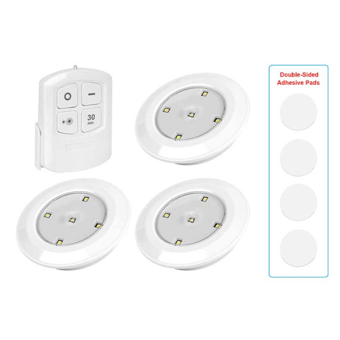 Set Ampolletas Luz Led Inalámbricas Control Remoto/eshopviña