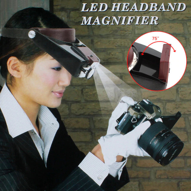 Cintillo Lupa Con Luz Led Profesional / Eshopviña