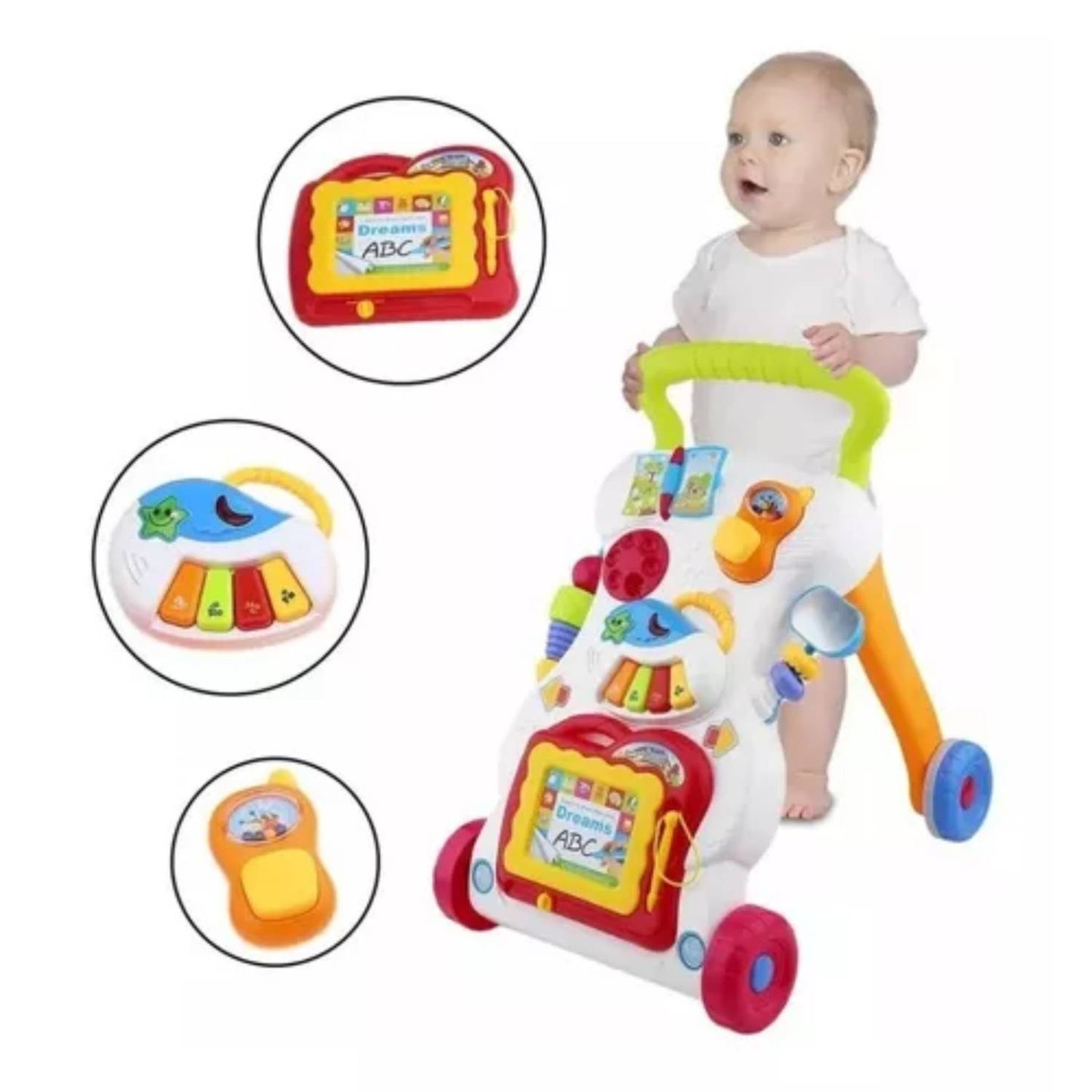 Caminadora Bebe Musical Correpasillos Andador Para Niños
