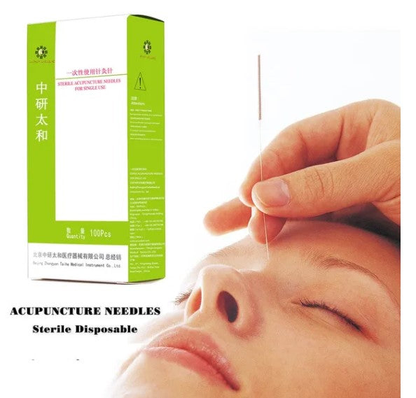 Agujas Desechables Para Acupuntura Esteriles 500 U Aplicador