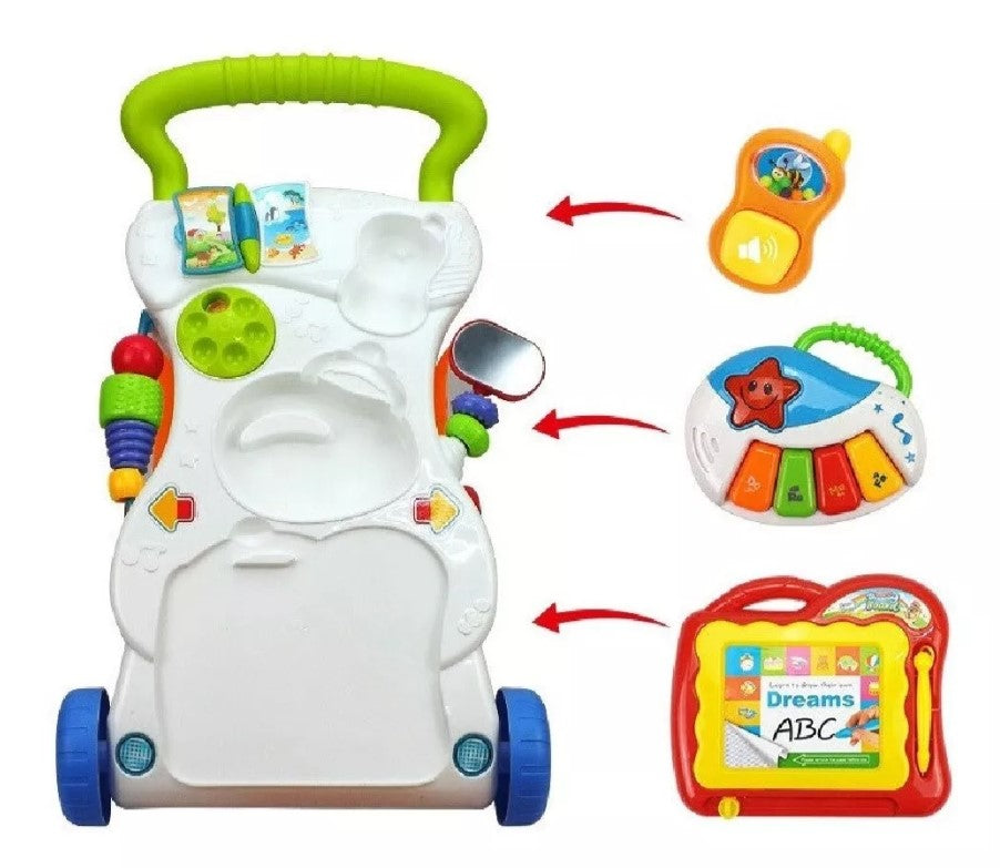Caminadora Bebe Musical Correpasillos Andador Para Niños