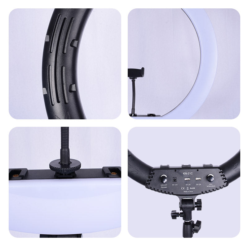 Aro De Luz Led 45cm Profesional Trípode 2.10m Control Remoto