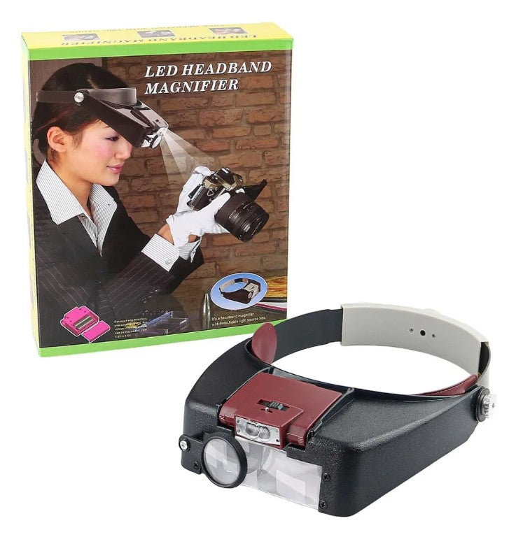 Cintillo Lupa Con Luz Led Profesional / Eshopviña