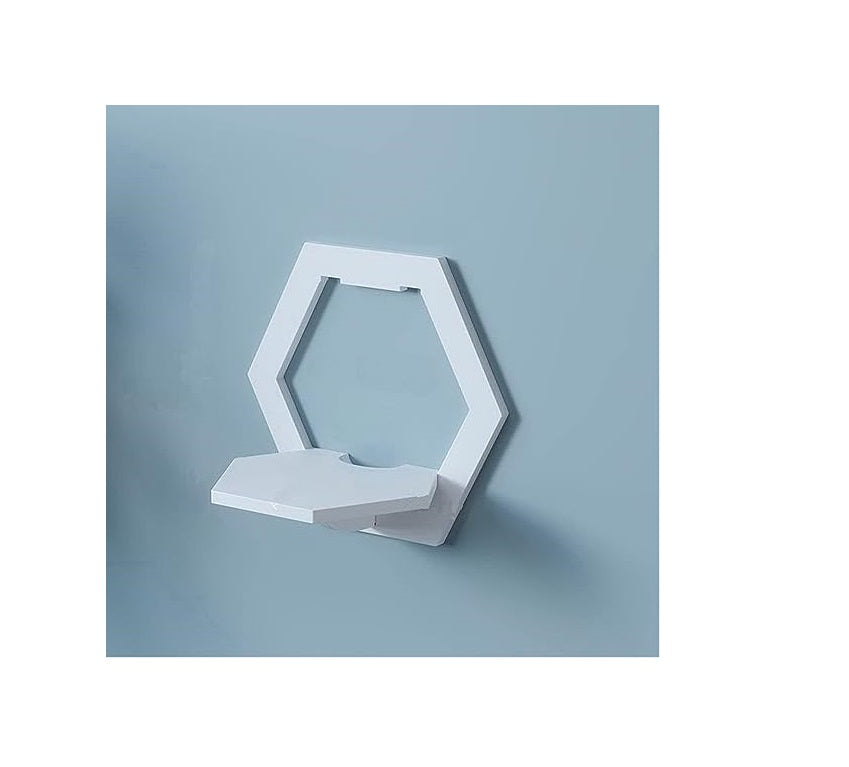 Repisas Decorativas Hexagonal Estante Flotante De Pared