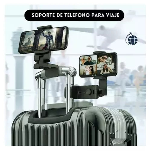 Soporte Celular Avión Viajes Maleta Rotación 360°