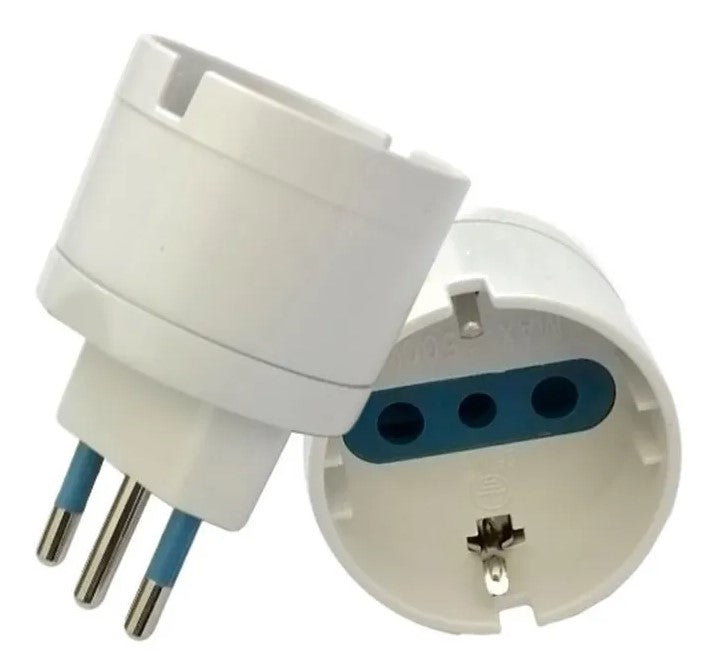 Adaptador Enchufe Macho Pata Americana 10(a) 250(v) 1500(w)