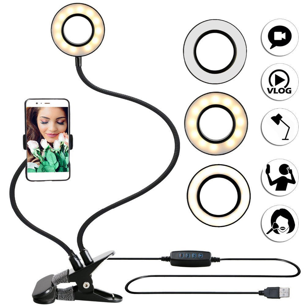 Aro De Luz Led 2 En 1 Fotografía Led Selfie Tik Tok