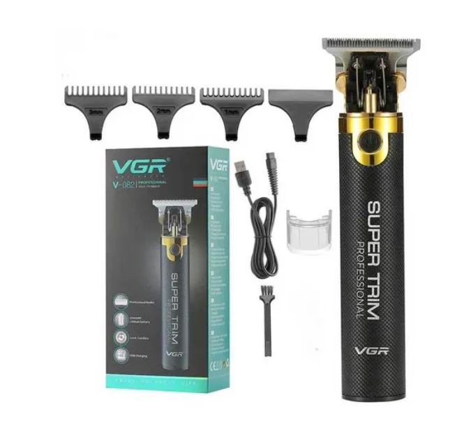 Recortadora Vgr Profesional V-082 Negra 220v