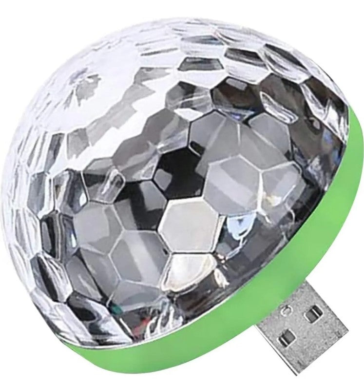 Usb Mini Bola De Luz Led Fiesta Telefono