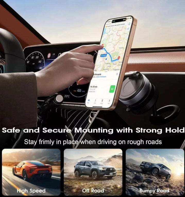 Soporte Magnético Teléfono Celular iPhone Imán Automovil