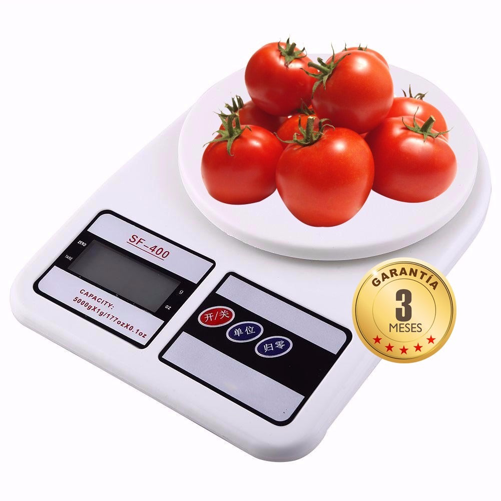Pesa, Balanza De Cocina Digital/gratis 2 Pilas / Eshopviña