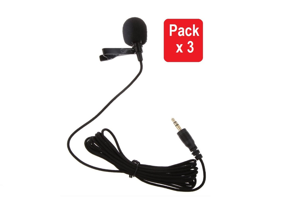 Micrófono Lavalier Solapa Clip Graba En Celular / Eshopviña