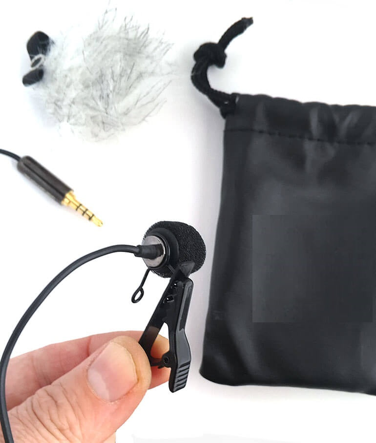 Micrófono Lavalier Solapa Clip Graba En Celular / Eshopviña