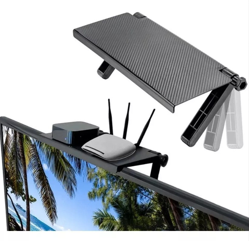 Soporte Deco Router Dvd Repisa Plegable Tv Monitor