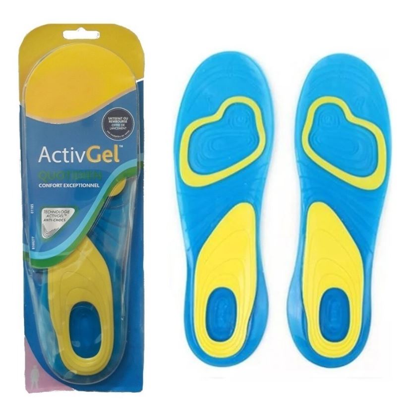 Plantilla Gel Activo, Confort, Mujer Y Hombre Uso Diario