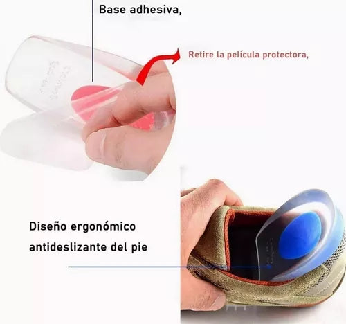 Plantilla Gel Ortopédica Talonera Espolón Hombre / Eshopviña