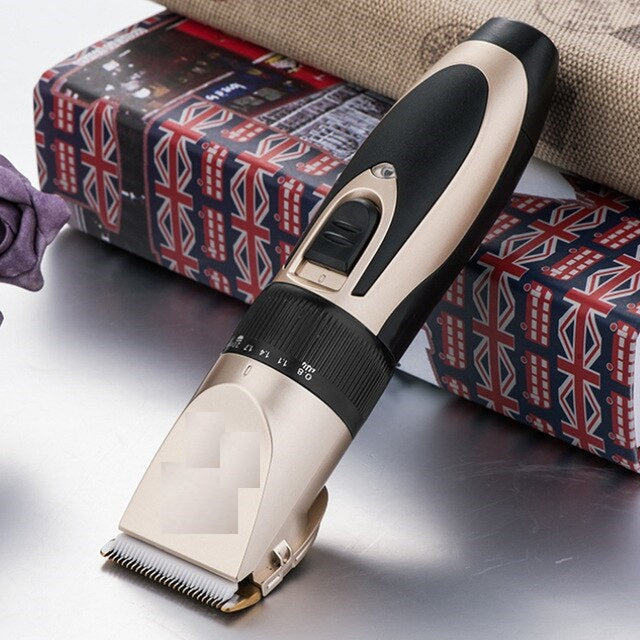 Máquina Corta Pelo Recargable Mascotas + Accesorios