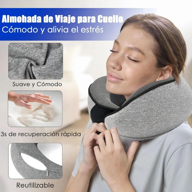 Cojín De Viaje Para Cuello Almohada Extra Comfort