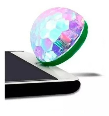 Usb Mini Bola De Luz Led Fiesta Telefono