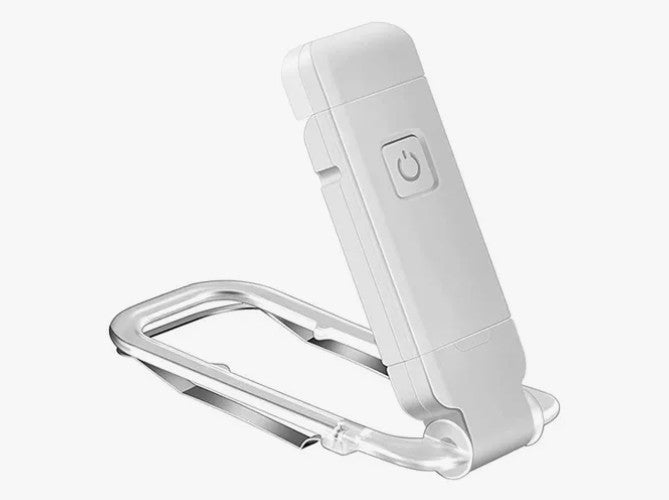 Luz Led Lectura Lampara Libros Clip Recargable Linterna Usb