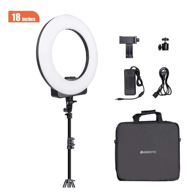 Aro De Luz Led 45cm Profesional Trípode 2.10m Control Remoto