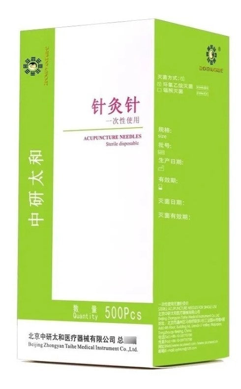 Agujas Desechables Para Acupuntura Esteriles 500 U Aplicador