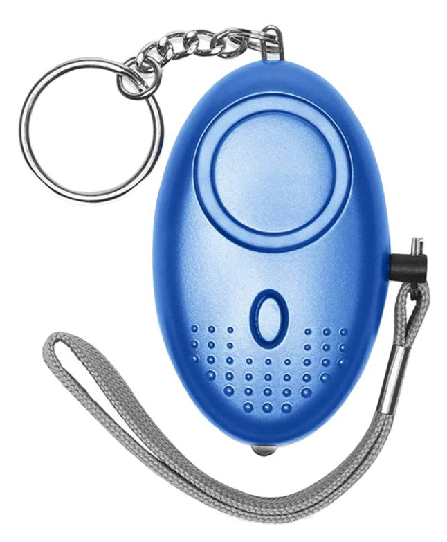 Llavero De Defensa Personal Alarma Panico Sirena Linterna