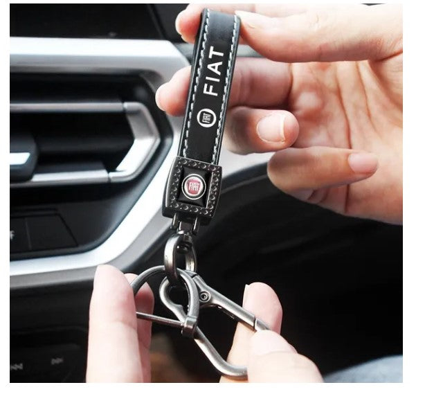 Llavero Auto Calidad Marcas Aleación De Metal Cuero Calidad