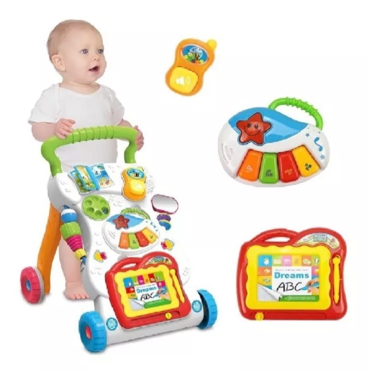 Caminadora Bebe Musical Correpasillos Andador Para Niños