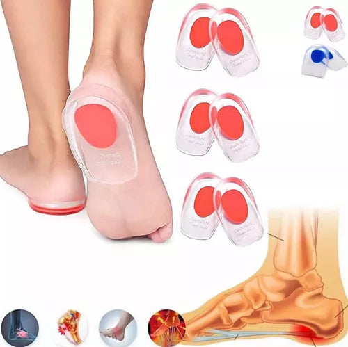 Plantillas Ortopédicas Taloneras Silicona Espolón Facitis Color Transparente Tamaño De La Plantilla Talla Unica
