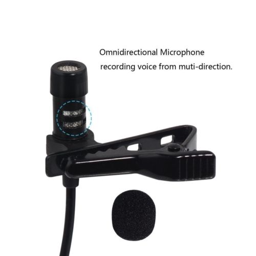 Micrófono Lavalier Solapa Clip Graba En Celular / Eshopviña