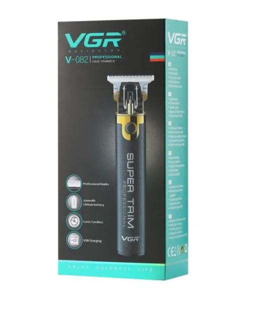 Recortadora Vgr Profesional V-082 Negra 220v