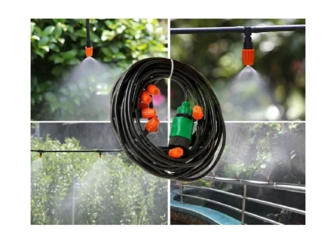 Manguera Con Sistema De Riego Pulverizado Para Jardín Patio