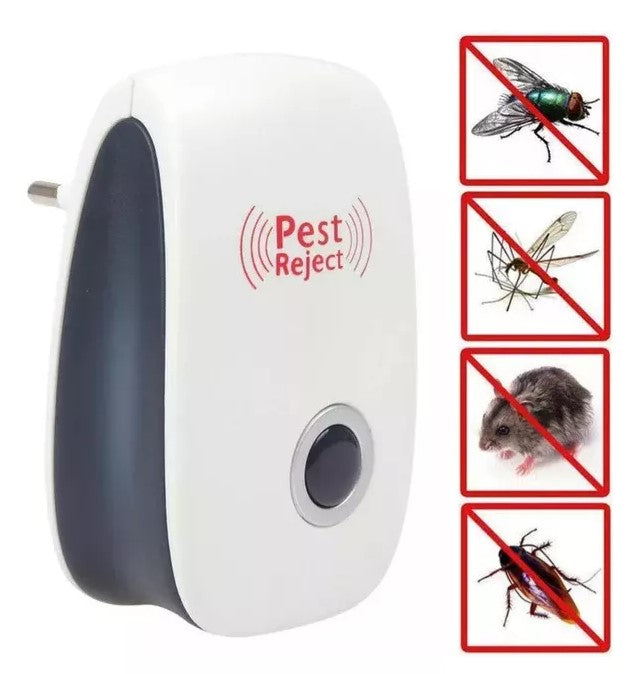Repelente Ultra Sónico Para Insectos Y Roedores Casa Bodegas