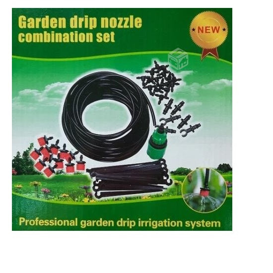 Manguera Con Sistema De Riego Pulverizado Para Jardín Patio