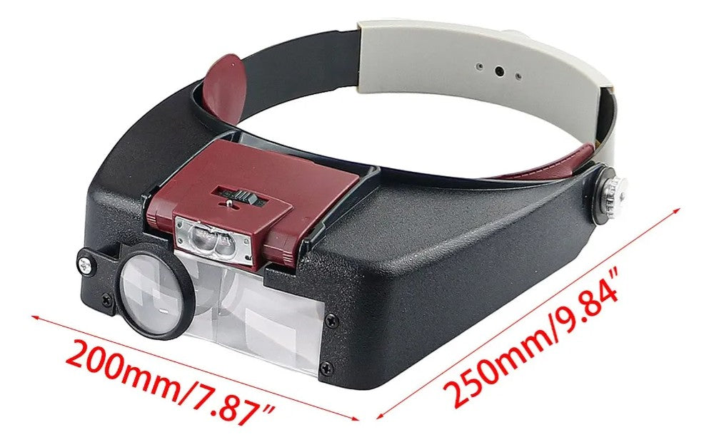 Cintillo Lupa Con Luz Led Profesional / Eshopviña
